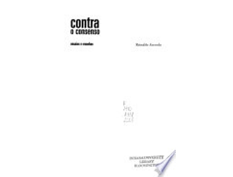 Livro Contra o Consenso de Reinaldo Azevedo (Português do Brasil)