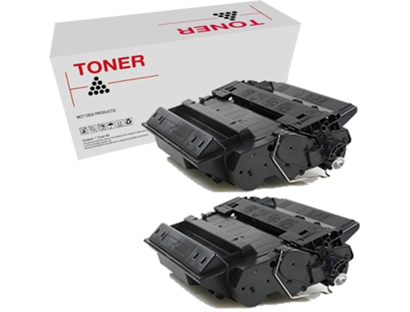 Pack 2 Toners Compatíveis HP CE255X Preto