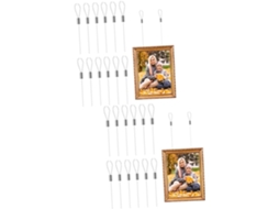 Conjunto De 24 Cordões Revestidos Para Pendurar Quadros E Varal Roupas