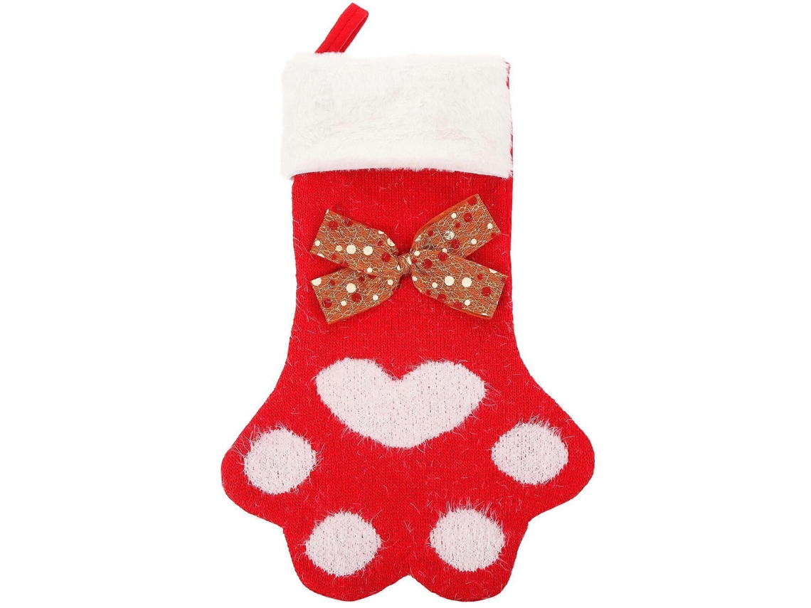 Pingente De Meia De Natal, Pingente De Meia De Tecido, Sacola De Presente De Natal, Enfeite Decorativo De Natal Olysi Shop