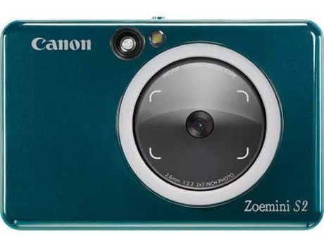 Máquina Fotográfica Instantânea CANON Zoemini S2 (Azul- Li-Po 700 mAh - 51 x 76 mm)