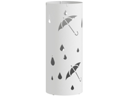 Suporte para Guarda chuvas, aço, formato Coluna, compartimento Removível, ø17x41cm, branco BTFORUS