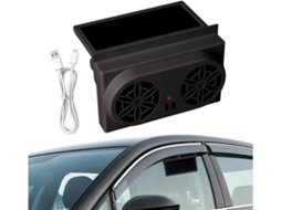 Ventilador Elétrico Solar Para Janela De Carro
