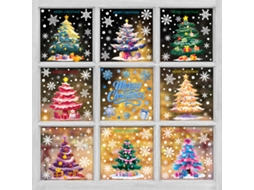 Lurelia Autocolantes Janela Vidro Natal 9 Combinações Bq535 545 552