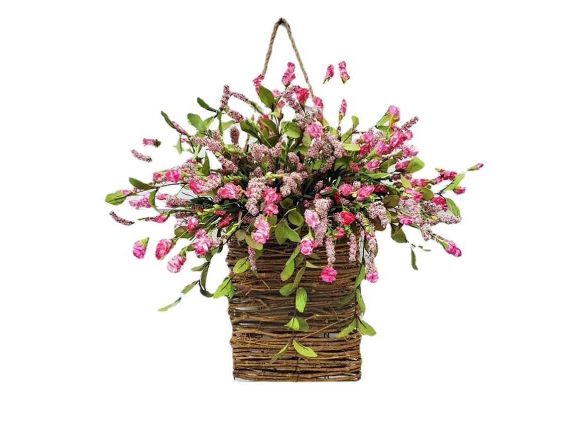 Guirlanda De Porta Decoração Residencial Primavera Verão