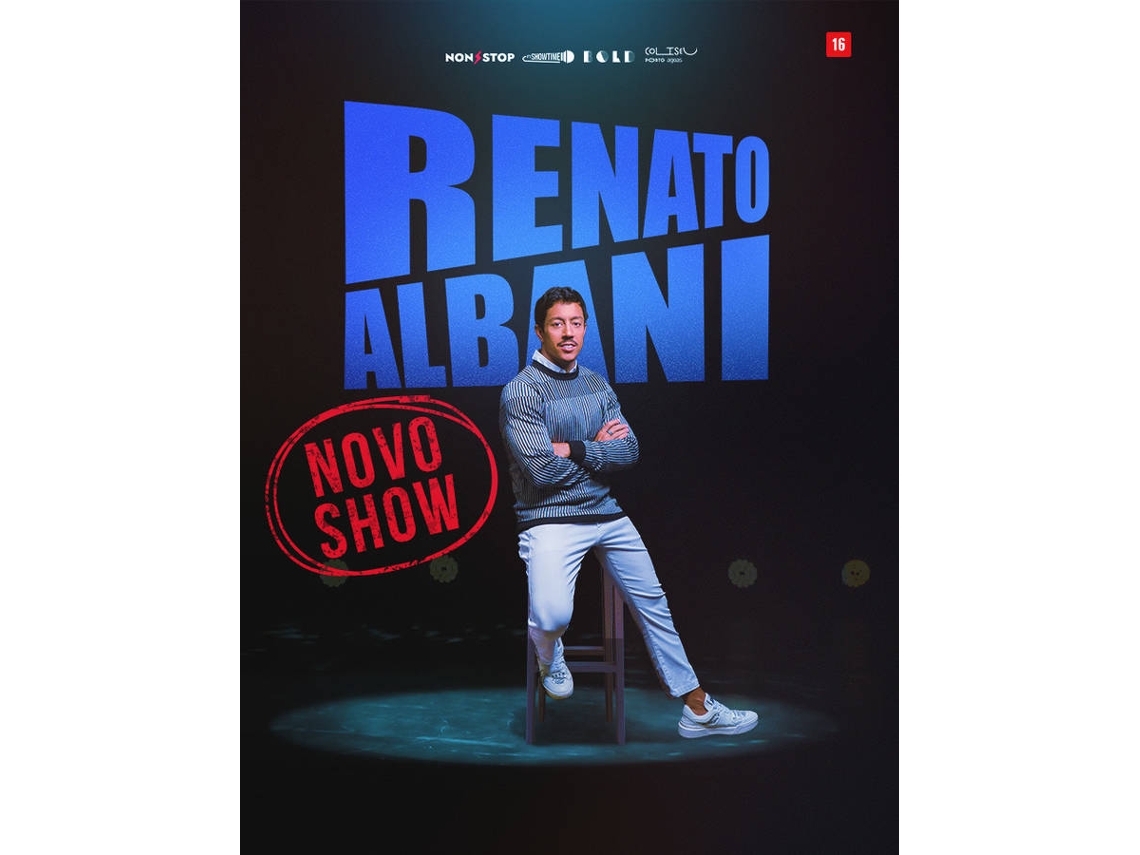 Bilhete RENATO ALBANI: NOVO SHOW|PORTO