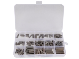140 Piezas De Chave De Feather Paralela Do Eixo De Transmissão Profissional Com Ponta Redonda De 3mm E 4mm