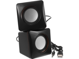 Mini Alto-falantes Usb Compactos Para Laptop E Computador, Fáceis De Usar.