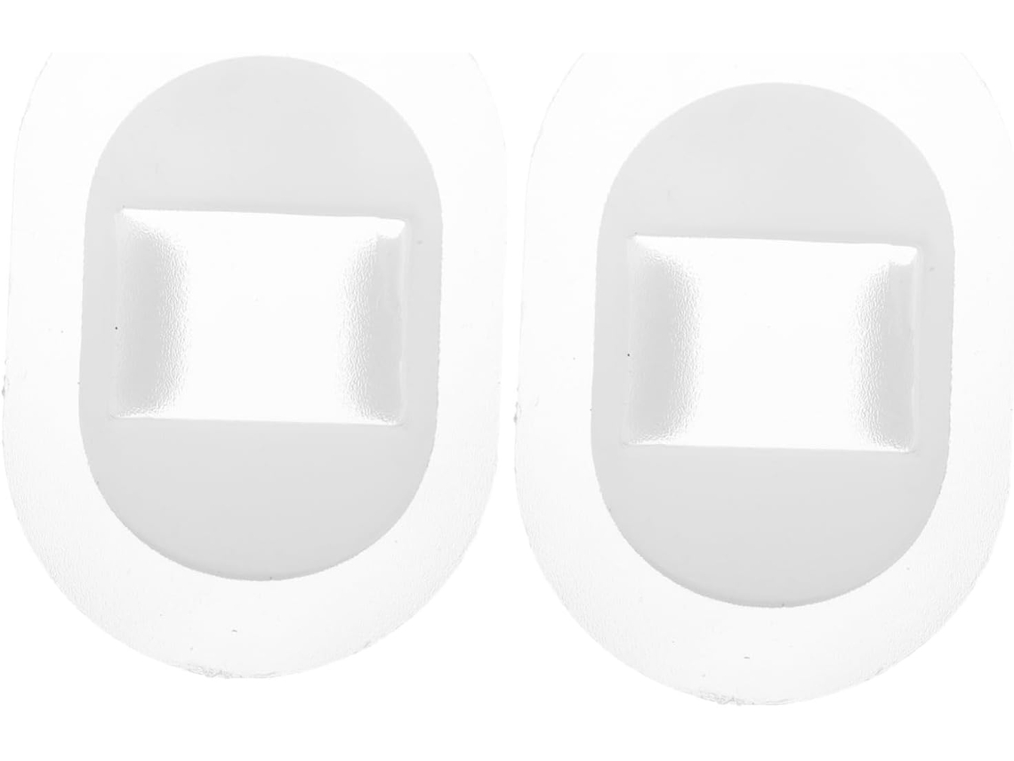 2 Suportes de Pvc para Mangueiras Drenagem Máquinas Lavar Roupa. Clips Autoadesivos Parede. CHABERLU