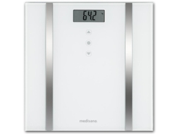 MEDISANA Bs 483 Branco Balança de Análise Corporal Até 180 kg Balança Pessoal de Gordura Corporal