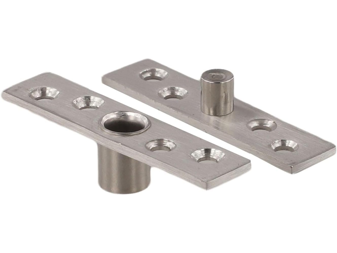 Conjunto De 2 Dobradiças Giratórias Aço Inoxidável Com Rotação 360 Graus, Resistentes, Com Capacidade De 10kg, Para