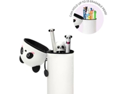 Estojo para Lápis, com Suporte, Macio, Silicone, Panda AQUAFORGE