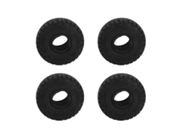 Mali conjunto de 4 Pneus de Borracha para Rc Crawler 1.9 Polegadas com Absorção de Impacto para Hsp Redcat Traxxas