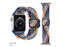 Pulseira de Nylon Trançado Ajustável para Apple Watch 8/9/10/11 e Ultra CHABERLU