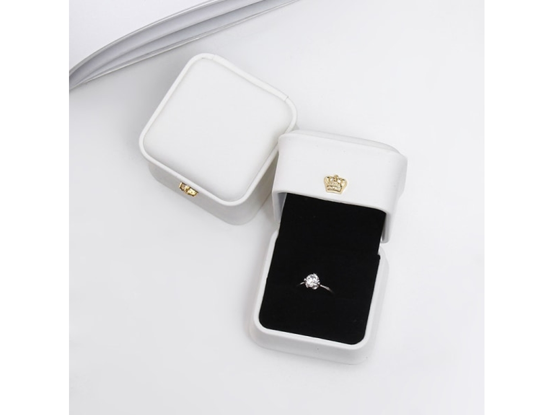 Kit De Caixas Para Joias Branco 58x58x45mm