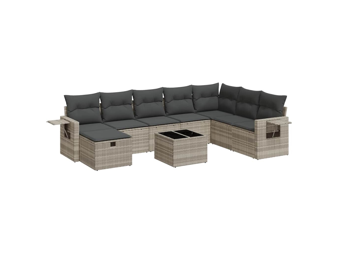 Garden Sofa Set, Garden Sofa Sets Vidaxl Cinzeto Rattan / Vime (n/a)