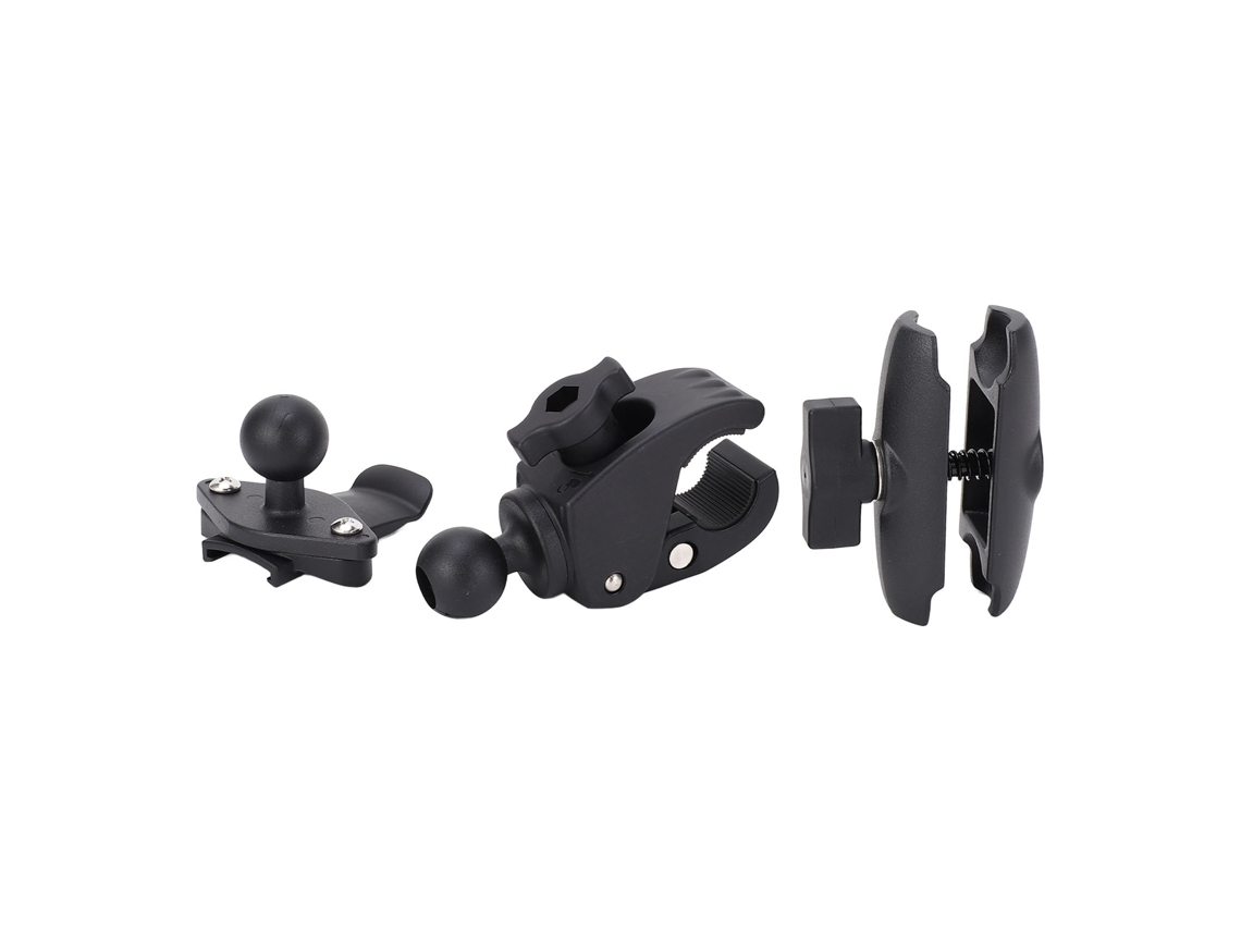 Suporte Mali para GPS de moto com braço de bola de 1 polegada, ajustável, para guidão de 19 a 30mm