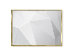 Magnetic Glass Board Wood Grain For The Hall Espelharte (70x50 Cm)