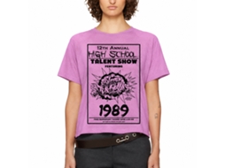 Rockinstone Bill And Ted The Talent Show Heather Neon Purple Adult T-shirt Size:xxxl