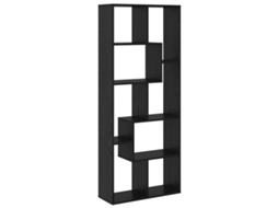 Gabinete de Livros Carvalho Preto 67 X 25 X 162 Cm MAISON EXCLUSIVE
