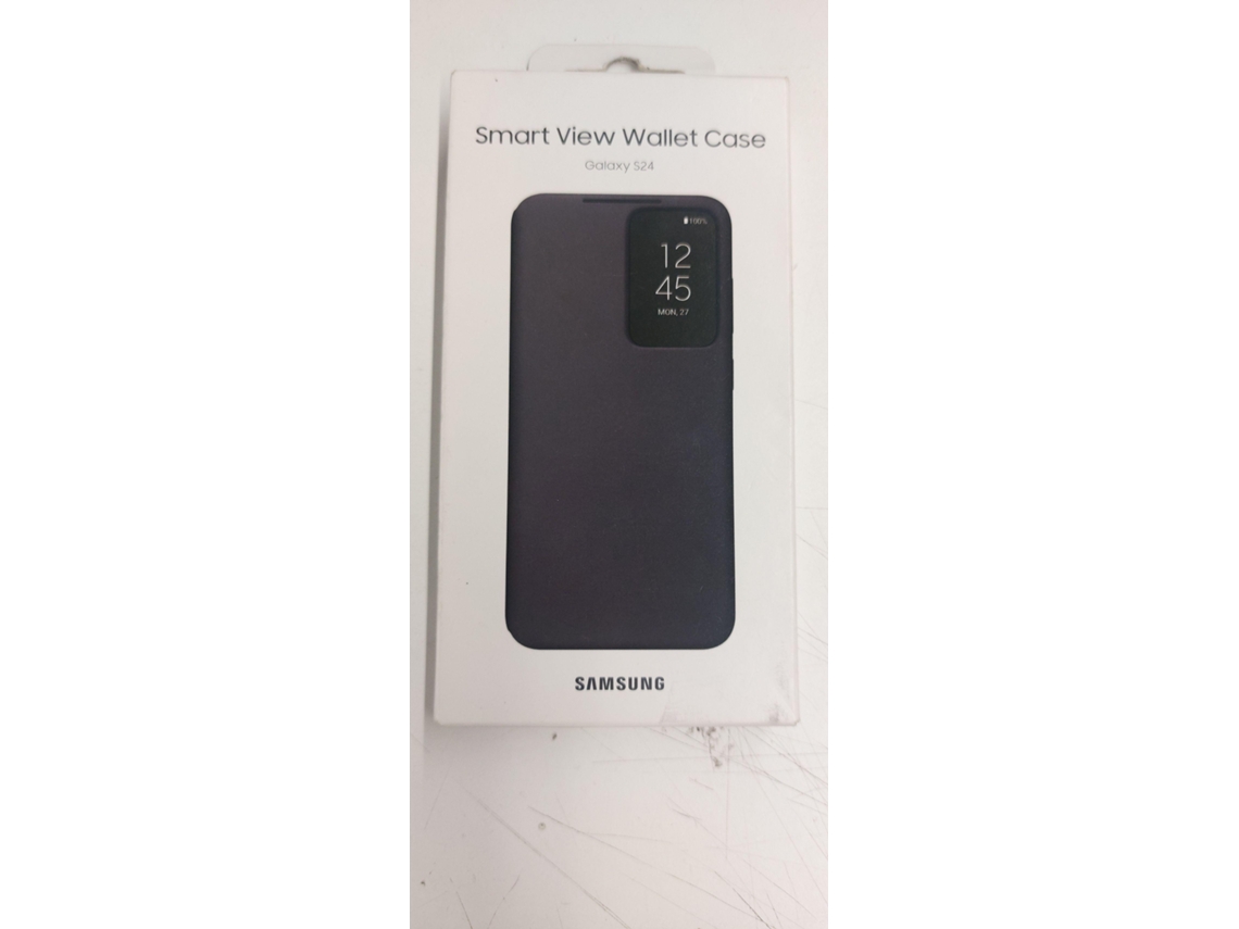 Capa Smart View Wallet SAMSUNG Galaxy S24 Preto (Outlet Caixa Aberta)