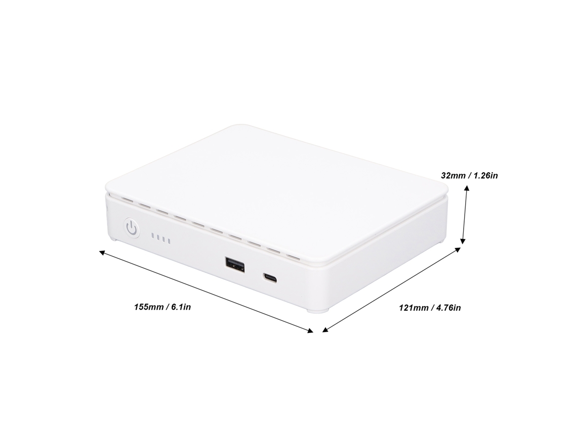 Laxiscreed Mini Ups Bateria Backup Com Multi-voltagem Para Câmaras E Roteadores