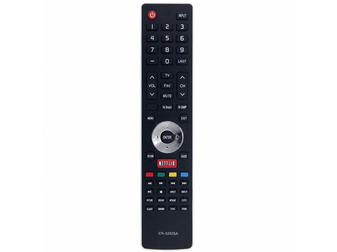 Comando À Distância Para Tv Compatível Com Hisense, Modelo En-33925a