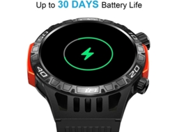 Smartwatch Fitness 1.46 Tela Touch Hd Rastreador De Com Função Atender/fazer Chamadas Monitor Sono Contador Passos Mais 100 Yizhood