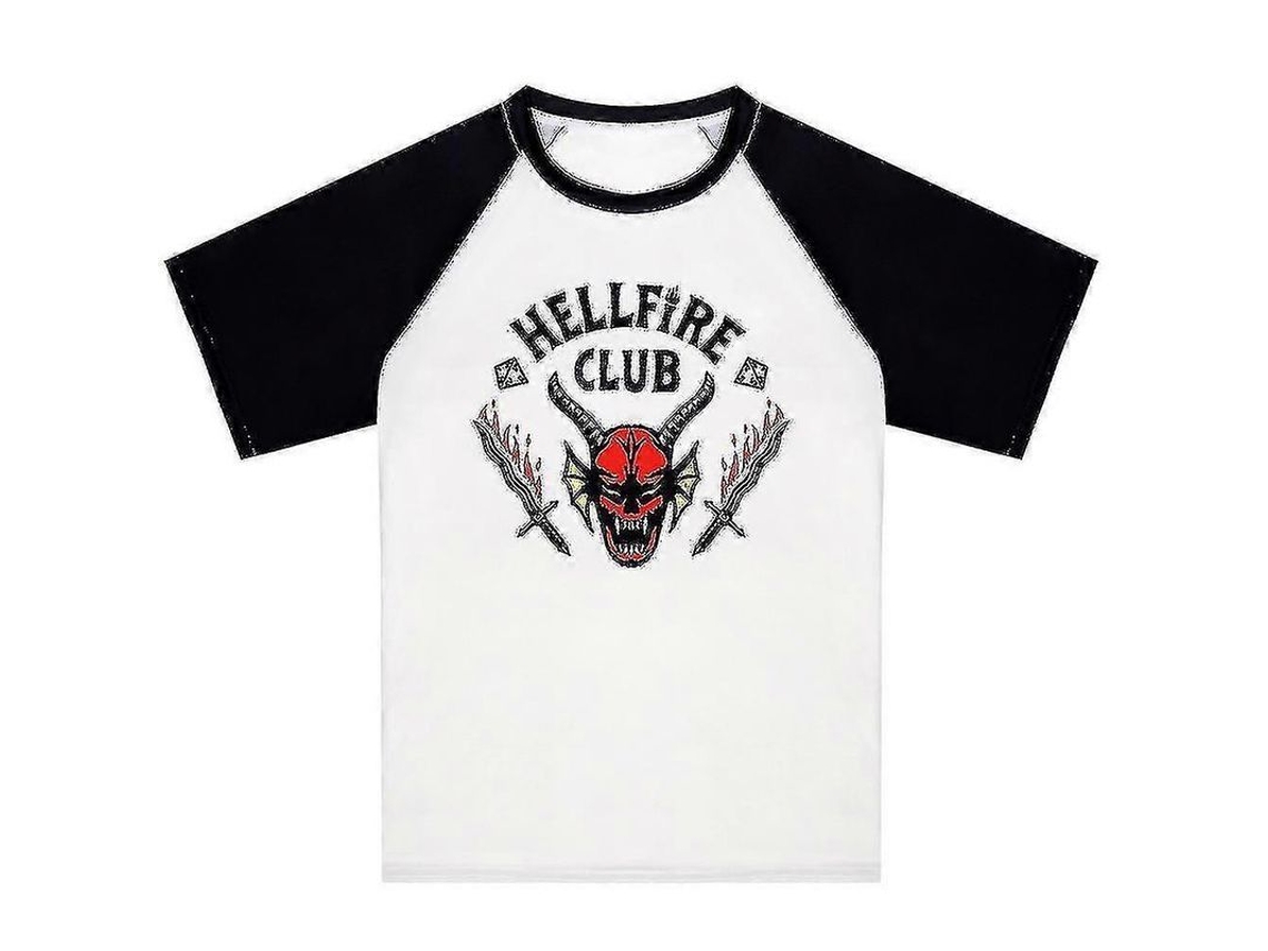 Camiseta Stranger Things 4 Hellfire Adulto Tamanho XXL Estilo 4