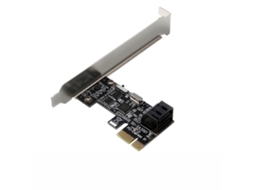 Sata3.0 Pcie Riser Card Pci-e Para Sata3.0 Placa De Expansão 6gb/s Adaptador 2x Sata3