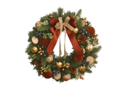 40cm Coro De Flores Pendurado Árvore De Natal Pendurado, Parede Periférica Pendurado Porta