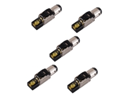 Conector Ethernet De 5 Peças Com Crimpagem Sem Ferramentas, Modular E Blindado.