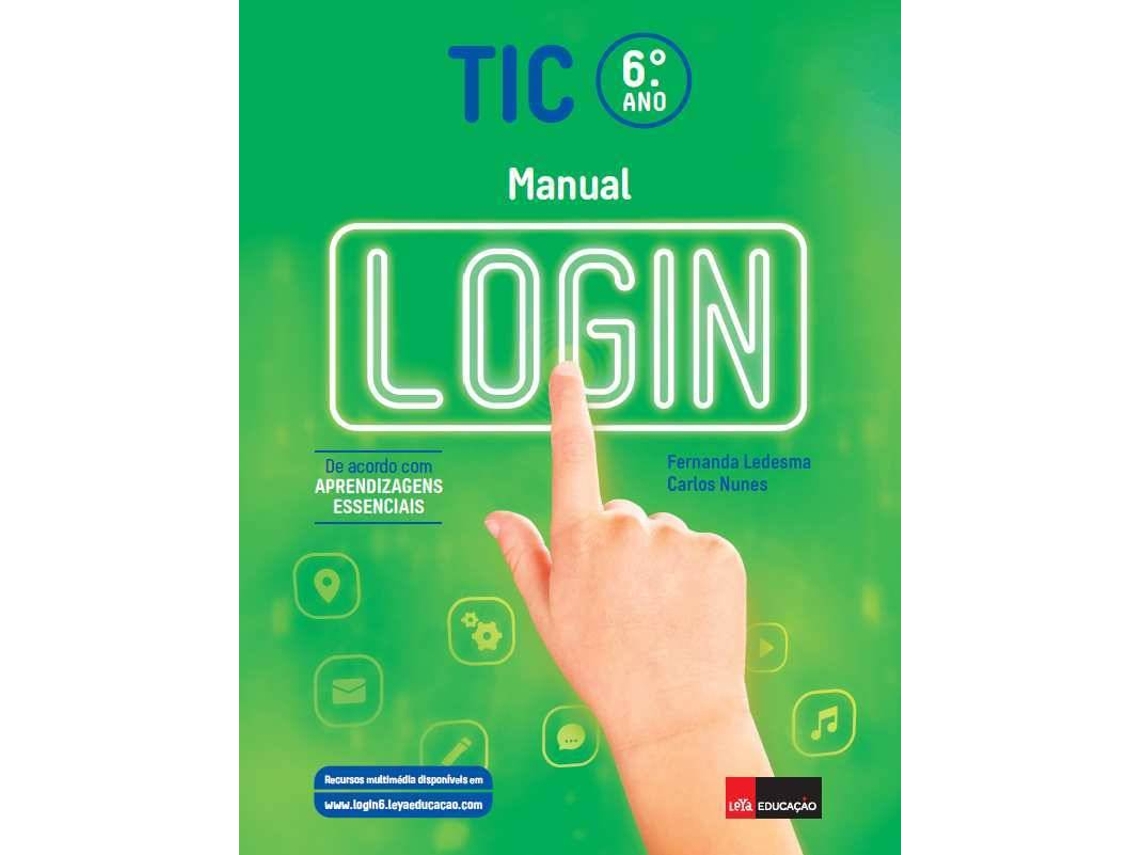 Livro Login 6.º Ano de Fernanda Ledesma e Carlos Nunes (Português)