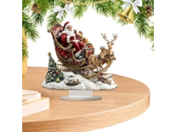 Árvore De Natal 2d Em Acrílico Com Papai Noel Para Mesa |