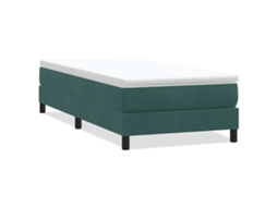 Box Spring Bed, Box Spring Beds Vidaxl Verde Veludo (80 X 210 Cm)