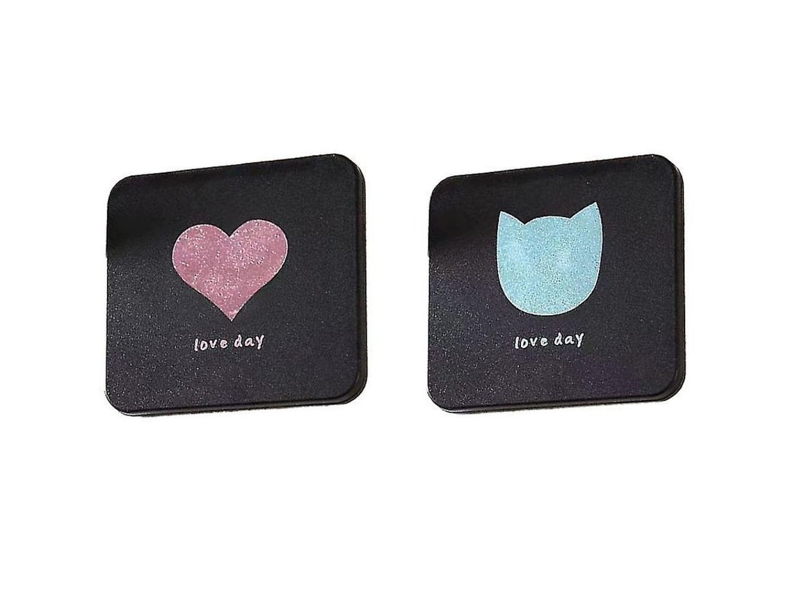Espelho Compacto para Homens, Mulheres e Meninas, Portátil de Viagem com Duas Faces para Bolsa e Bolso