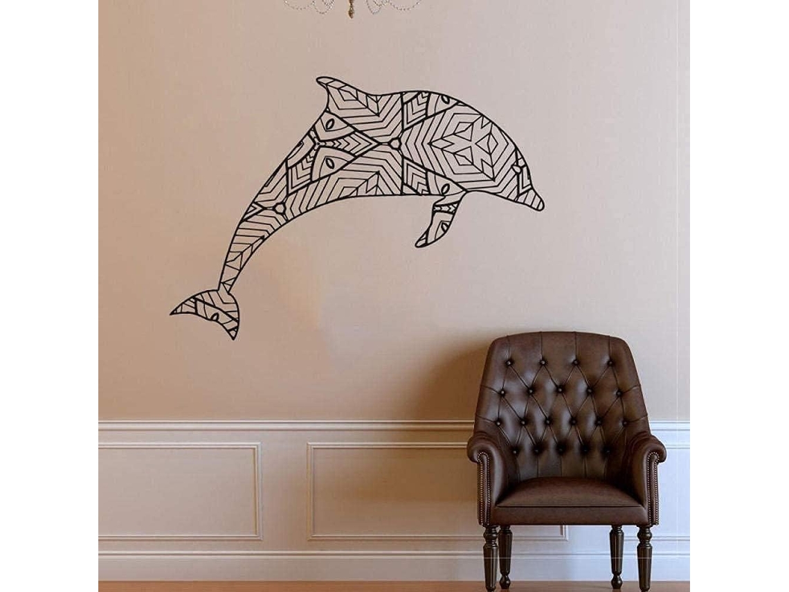 Adesivos Muraux, Adesivos Muraux Adesivos Art Mural Vinyle Mural Géométrique Papier Origami Mural 64x42cm