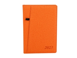 Caderno De Inglês Com Marcador De Página De Largura Dupla Caráter Brilho Portátil Agenda Espanhola Para Trabalho Amarelo
