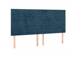 Headboard, Headboards Vidaxl Azul Veludo (200 Cm)