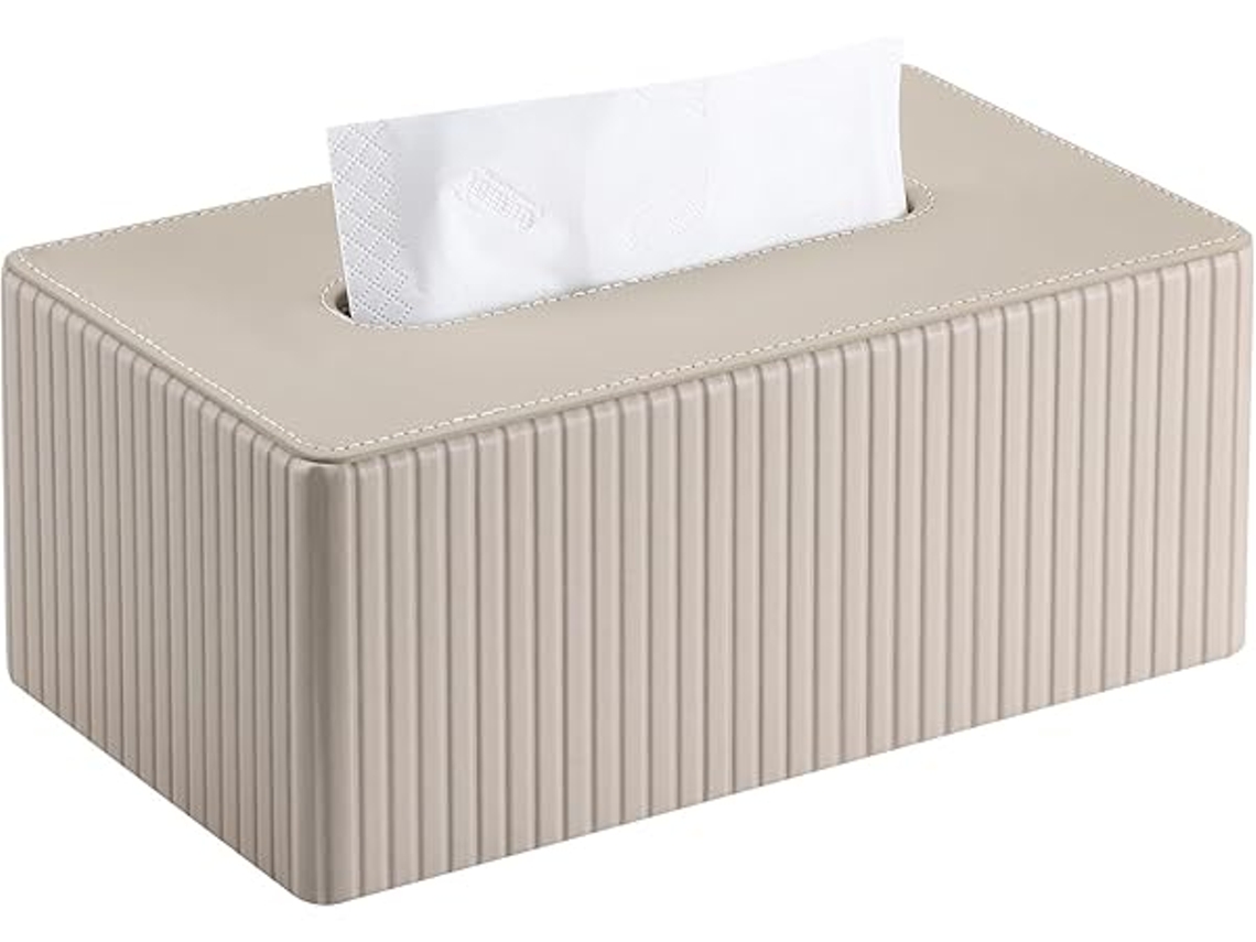 Caixa para Toalhitas de Maquilhagem, Lenços Papel, Retangular, a Entrada, Casa Banho e Escritório, Multifuncional, Moderno, Uso Doméstico STELASPLEN
