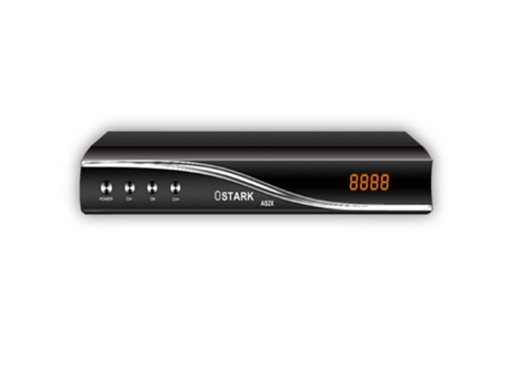 Receptor de Satélite OSTARK As2X Dvb-S2/S2X Portugal Receptor de Satélite Scart Stalker Rj45 Usb Wifi