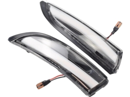 Piscas De Led Dinâmicos Com Indicador Sequencial Nos Retrovisores Laterais Para Ford Fiesta Mk7 2008-2017e B Max