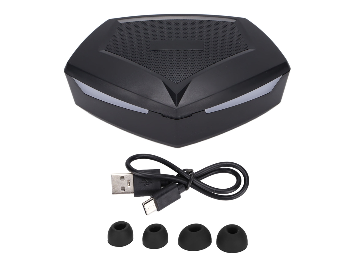 Fones de ouvido sem fio para jogos com microfone EOOCOO, cancelamento de ruído, estéreo