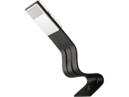Luminária De Leitura Toddmomy Em Plástico Preto, Recarregável Via Usb, Com Clipe Magnético, Led E Função De Memória