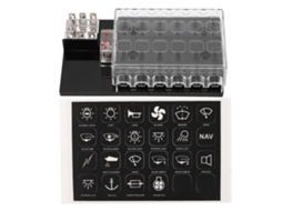 Caja De Fusibles De Hoja Automotriz De 12 Vías, Carcasa Abs Impermeable, Portafusibles Para Automóvil 12‑36vdc