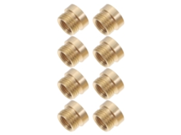 Kit De 8 Peças Adaptadores Porca Roscada Cobre Para Reparo Lâmpadas,