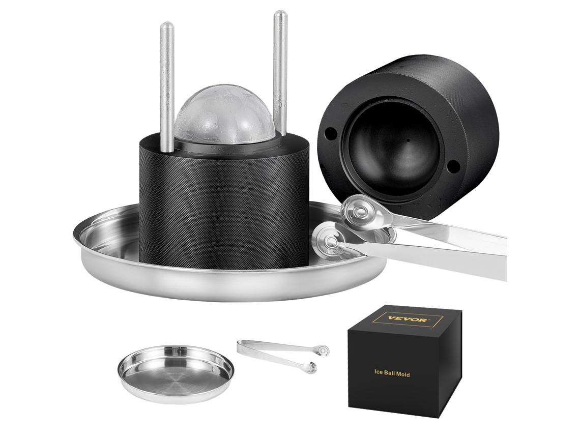 2.4 Puck Maker, kit de prensa de disco de alumínio para disco 60 mm, prensa de gel com pinças e bandeja coletora VEVOR