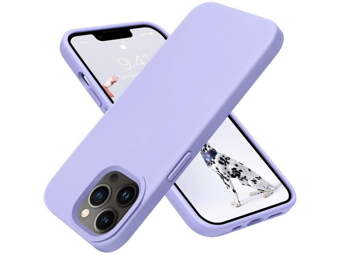 Capa para Iphone 13 Pro Max com Protetor de Bumper Borracha Preto | S/MARCA