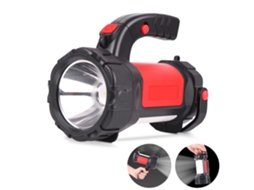 Lanterna Portátil Recarregável, LED, Impermeável, para Acampamento e Pesca