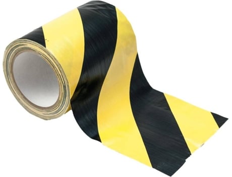 Fita para Cabos ACCESSORY yellow/black 150mm x 15m